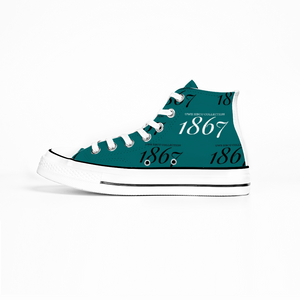 1867 CHUCKS COUGARS Hi Top (Chicago State University)