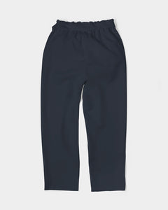“Anointed” Women's Belted Tapered Pants (Navy)