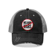Load image into Gallery viewer, No Melanin Wars Unisex Trucker Hat