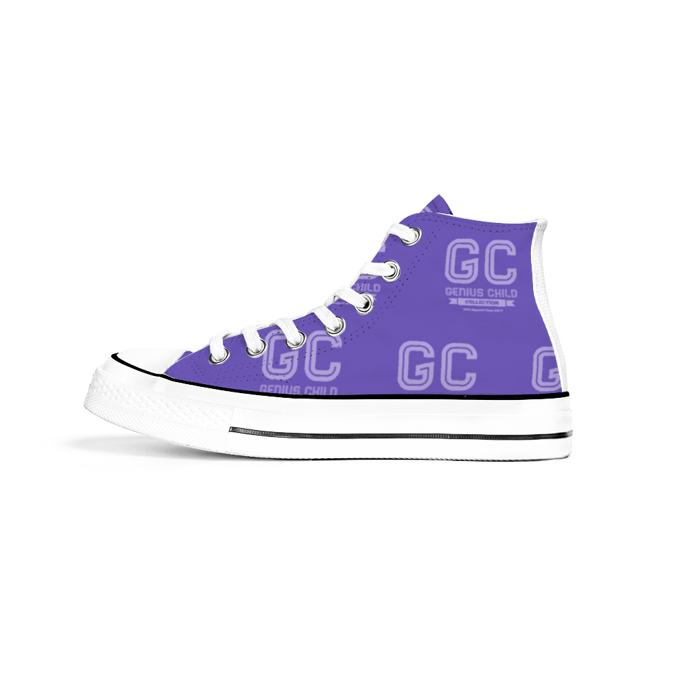 GC CHUCKS Hi Top (Genius Child) Purple