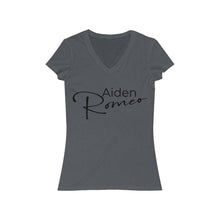 Load image into Gallery viewer, Aiden Romeo Women&#39;s Jersey Short Sleeve V-Neck Tee