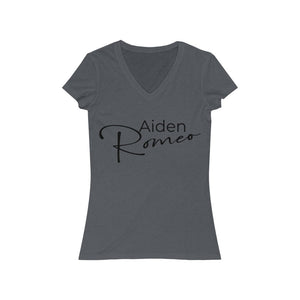 Aiden Romeo Women's Jersey Short Sleeve V-Neck Tee
