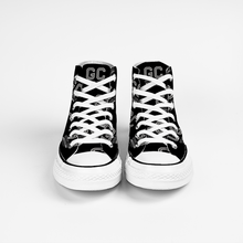 Load image into Gallery viewer, GC CHUCKS Hi Top (Genius Child) Blk/Gry