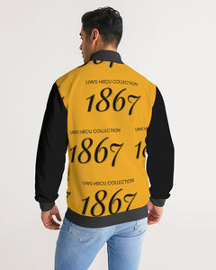 1867•ASU Men's Stripe-Sleeve Track Jacket (Alabama State)
