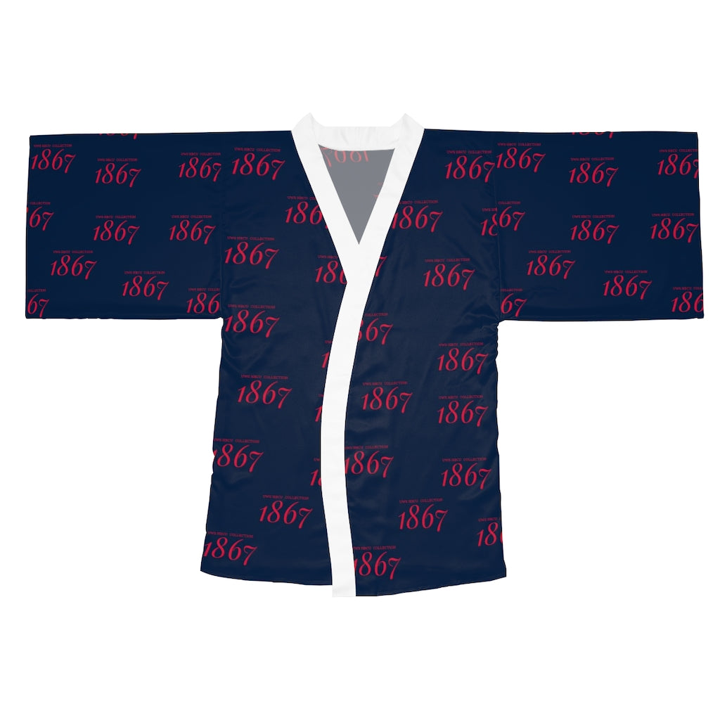 1867 Long Sleeve Kimono Robe w/belt