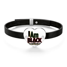 Load image into Gallery viewer, I Am B.E Leather Bracelet