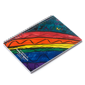 Rainbow Spiral Notebook - Ruled Line