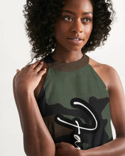 Load image into Gallery viewer, “Favored” Women&#39;s Halter Dress (Camo)