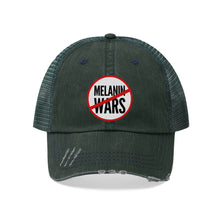 Load image into Gallery viewer, No Melanin Wars Unisex Trucker Hat