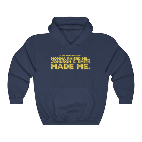 “JSCU MADE ME” Unisex Heavy Blend™ Hooded Sweatshirt (Johnson C. Smith)