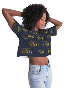 1891 Women's Lounge Cropped Tee (NC A&T)