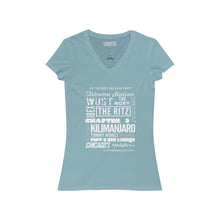 Load image into Gallery viewer, “Ain’t No Party Like...” Women&#39;s Jersey Short Sleeve V-Neck Tee