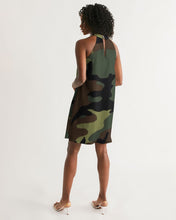 Load image into Gallery viewer, “Favored” Women&#39;s Halter Dress (Camo)