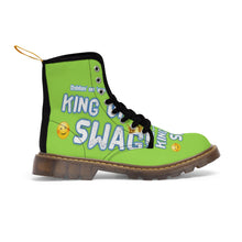 Load image into Gallery viewer, “King of Swag” Men&#39;s Canvas Boots by J. Gomez