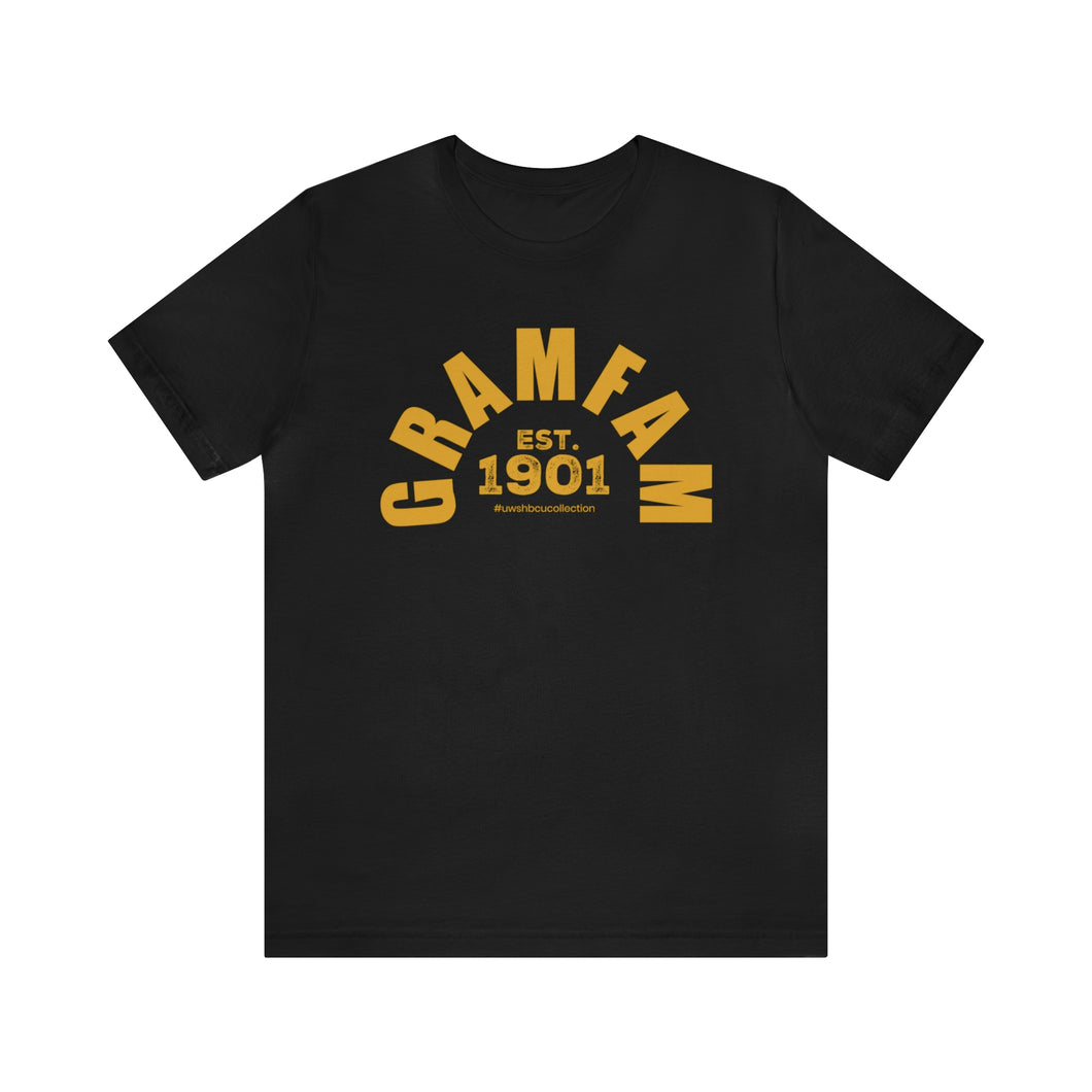 GRAMFAM Jersey Short Sleeve Tee (Grambling)