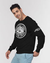Load image into Gallery viewer, Wealthy Mindset (Black/White) Men&#39;s Classic French Terry Crewneck Pullover