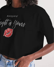 Load image into Gallery viewer, TONIGHT IS YOURS Women&#39;s Lounge Cropped Tee