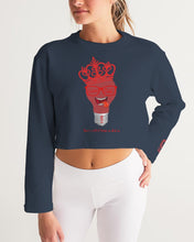Load image into Gallery viewer, Genius Child  Women&#39;s Cropped Sweatshirt