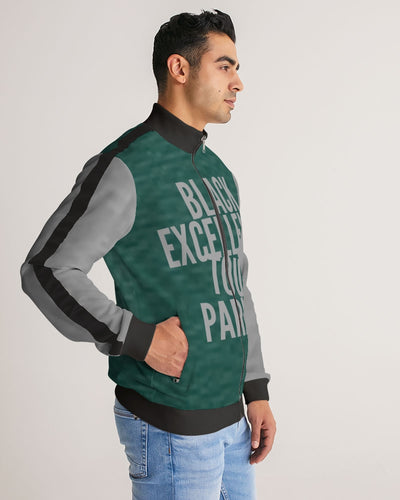 B.E.Tour Paris Men's Stripe-Sleeve Track Jacket