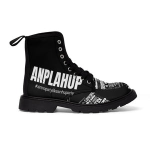 “ANPLAHUP” Men's Canvas Boots
