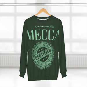 “MECCA CERTIFIED” AOP Unisex Sweatshirt