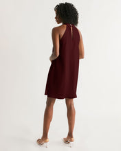 Load image into Gallery viewer, “Favored” Women&#39;s Halter Dress (Cranberry)