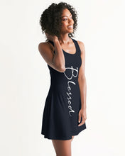 Load image into Gallery viewer, “Blessed” Women&#39;s Racerback Dress (Navy)