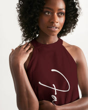 Load image into Gallery viewer, “Favored” Women&#39;s Halter Dress (Cranberry)