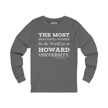 Load image into Gallery viewer, HOWARD WOMEN Unisex Jersey Long Sleeve Tee