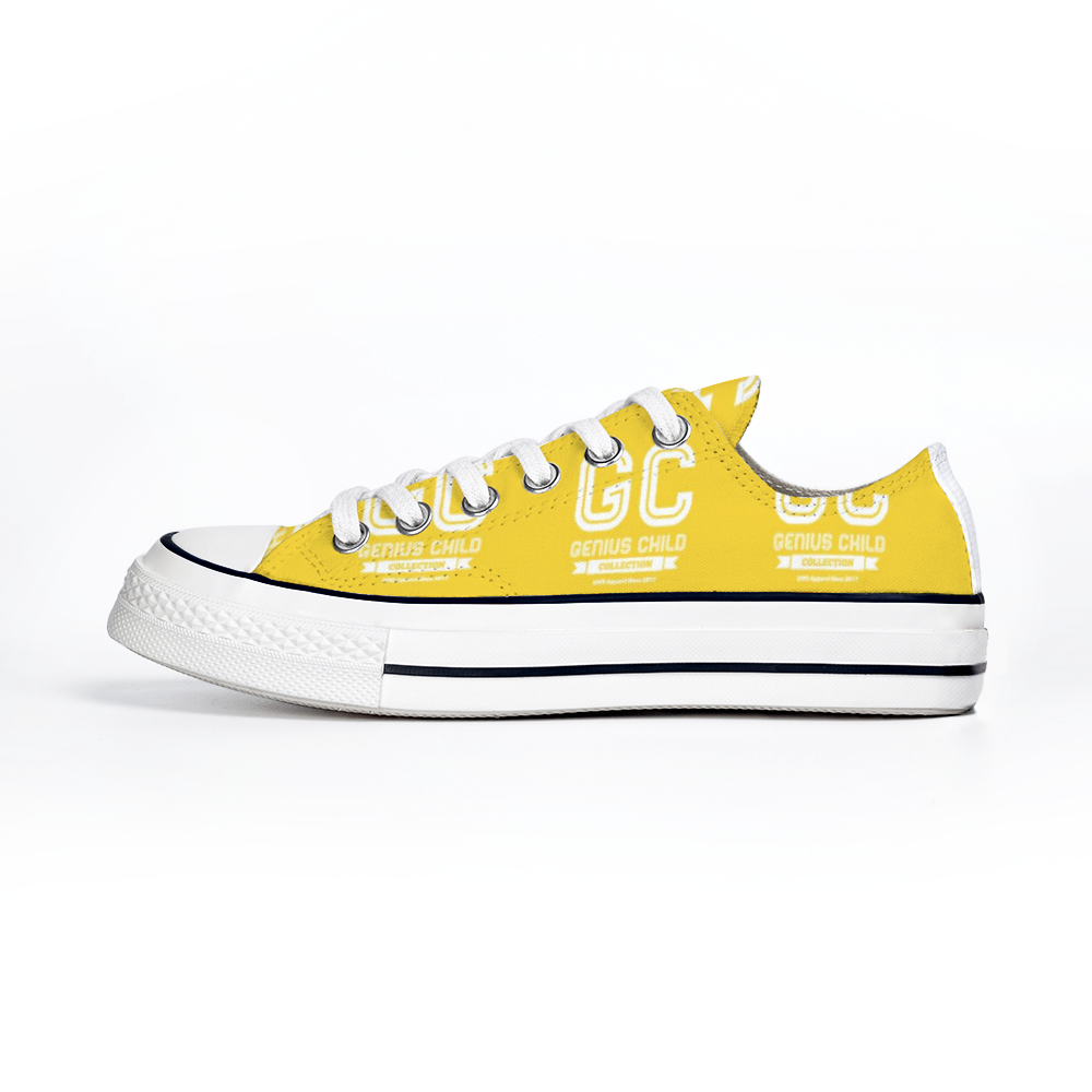 GC CHUCKS Low Top (Genius Child) Yellow