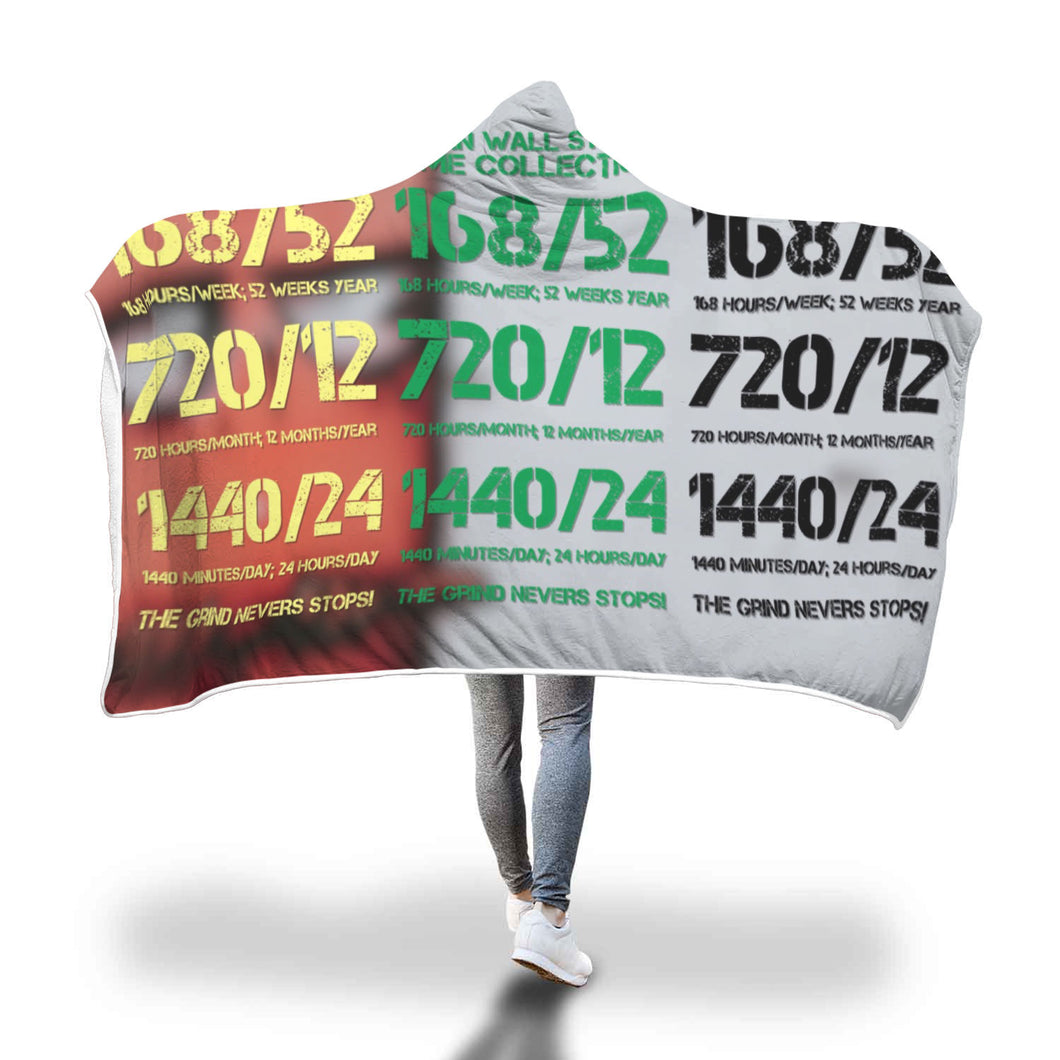 Time Collection Hooded Blanket