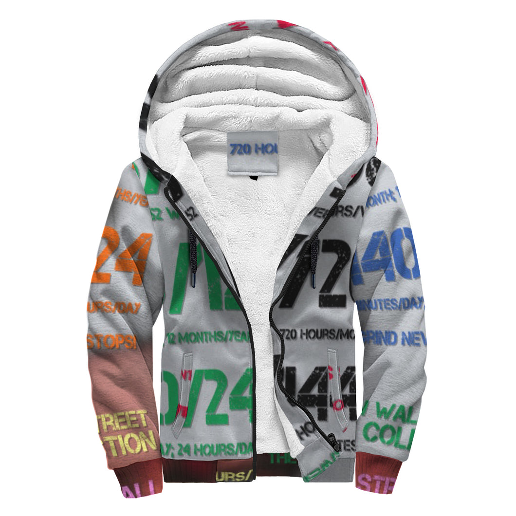 Time Collection AOP Sherpa Hoodie