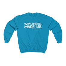 Load image into Gallery viewer, “Momma Raised SCS Made Me” Crewneck Sweatshirt (South Carolina State)