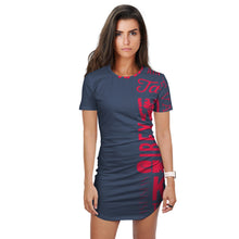Load image into Gallery viewer, “Ain’t No Party Like An HU Party” AOP T-Shirt Dress