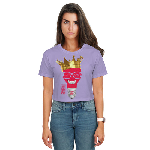 Genius Child AOP Crop Tee