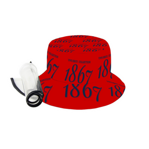 1867 Packable Bucket Hat with Removable TPU Full Face Shield