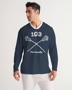 103 Lacrosse Men's Long Sleeve Sports Jersey