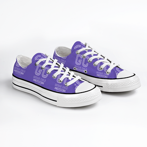 GC CHUCKS Low Top (Genius Child) Purple