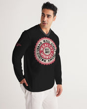 Load image into Gallery viewer, Wealthy Mindset  (Black) Men&#39;s Long Sleeve Sports Jersey