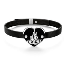 Load image into Gallery viewer, I Am B. E. Leather Bracelet