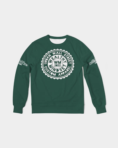 Wealthy Mindset Men's Classic French Terry Crewneck Pullover