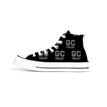 Load image into Gallery viewer, GC CHUCKS Hi Top (Genius Child) Blk/Gry