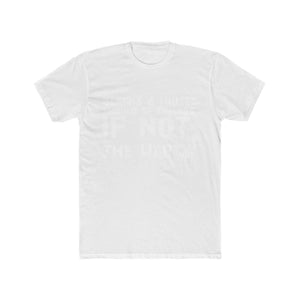 “If Black & White Can’t Be Friends...” Men's Cotton Crew Tee