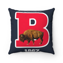 Load image into Gallery viewer, BISON 1867 Spun Polyester Square Pillow
