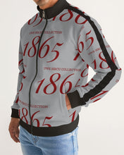 Load image into Gallery viewer, 1865 Men&#39;s Stripe-Sleeve Track Jacket (Virginia Union)