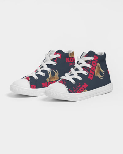 FUTURE BISON Kids Hightop Canvas Shoe