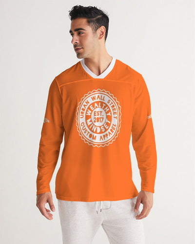 Wealthy Mindset  Men's Long Sleeve Sports Jersey