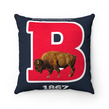 Load image into Gallery viewer, BISON 1867 Faux Suede Square Pillow
