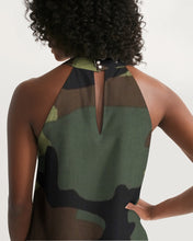 Load image into Gallery viewer, “Favored” Women&#39;s Halter Dress (Camo)