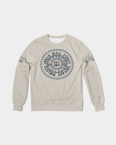 Wealthy Mindset  Men's Classic French Terry Crewneck Pullover